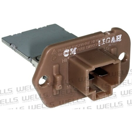 Wve Hvac Blower Motor Resistor, Wve 4P1726 4P1726